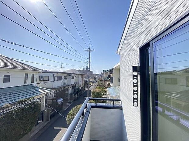 南東向きバルコニー