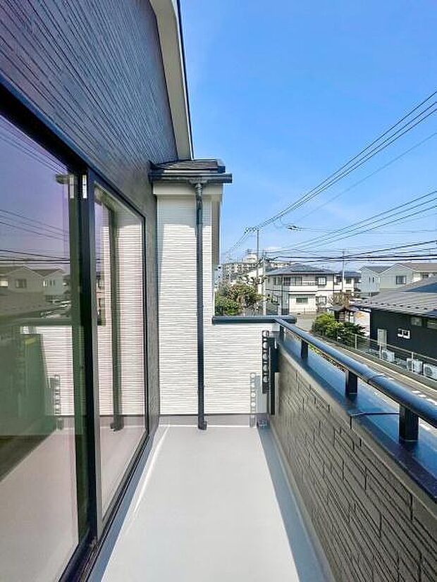 南東向きバルコニー