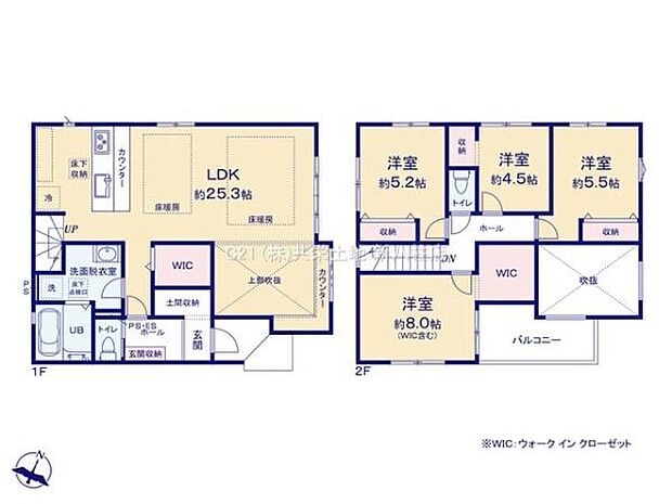 収納豊富な4LDK！