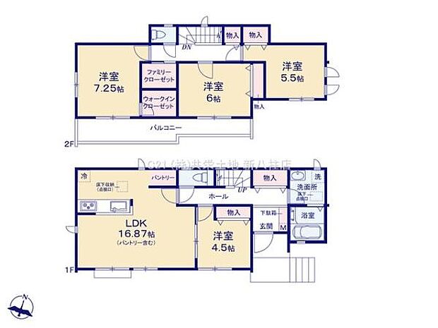 収納豊富な4LDK!