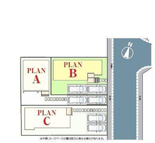 B号棟　カースペース2台可！