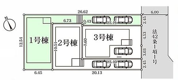 1号棟　カースペース2台可！