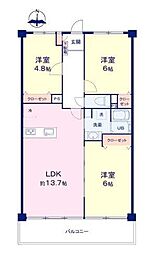 間取図画像 3LDK