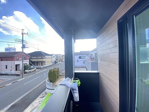 南東向きバルコニー