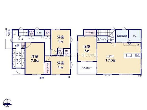 各居室収納付きの4LDK