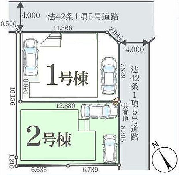 2号棟 カースペース2台可!