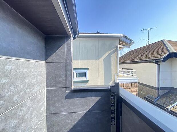 南西向きバルコニー