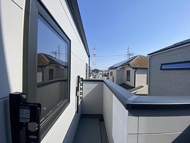 L字型バルコニー