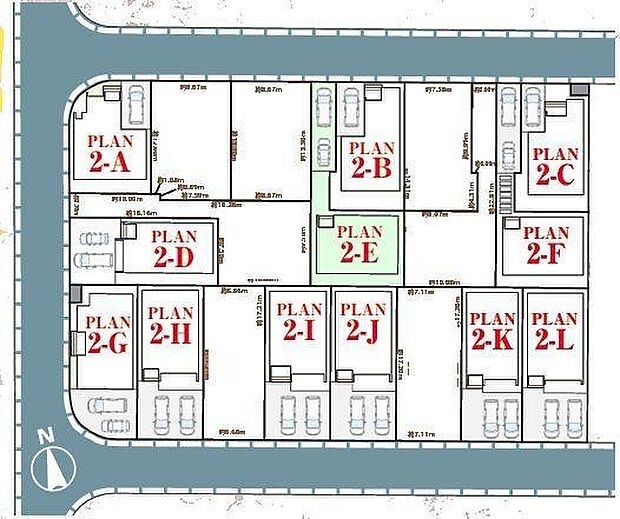 2-E号棟 カースペース2台可