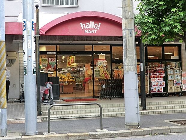 ハローマート新松戸店まで494m、徒歩約7分毎日のお買い物に便利ですね!