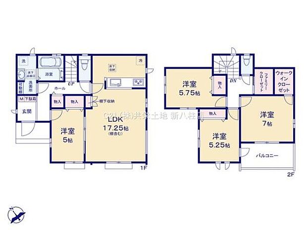 FC、WIC付きの4LDK