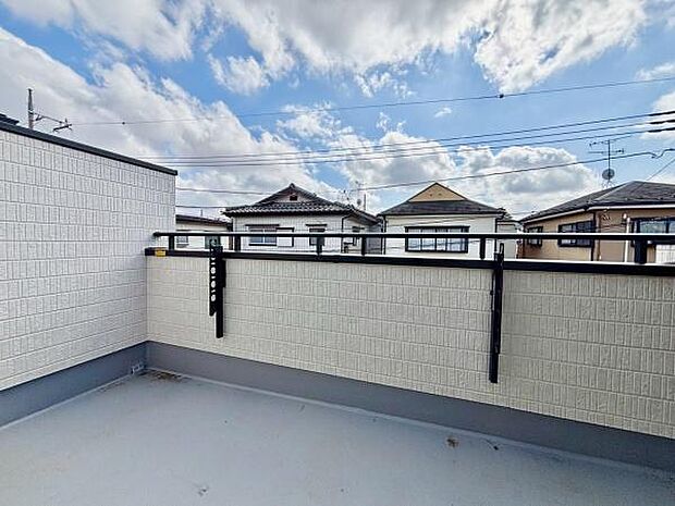 南西向きバルコニー