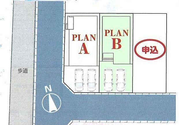 B号棟 カースペース2台可!