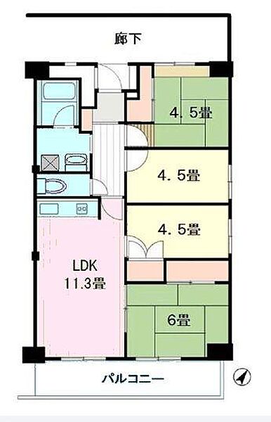 間取りを拡大表示