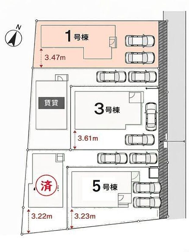 1号棟　カースペース2台可！