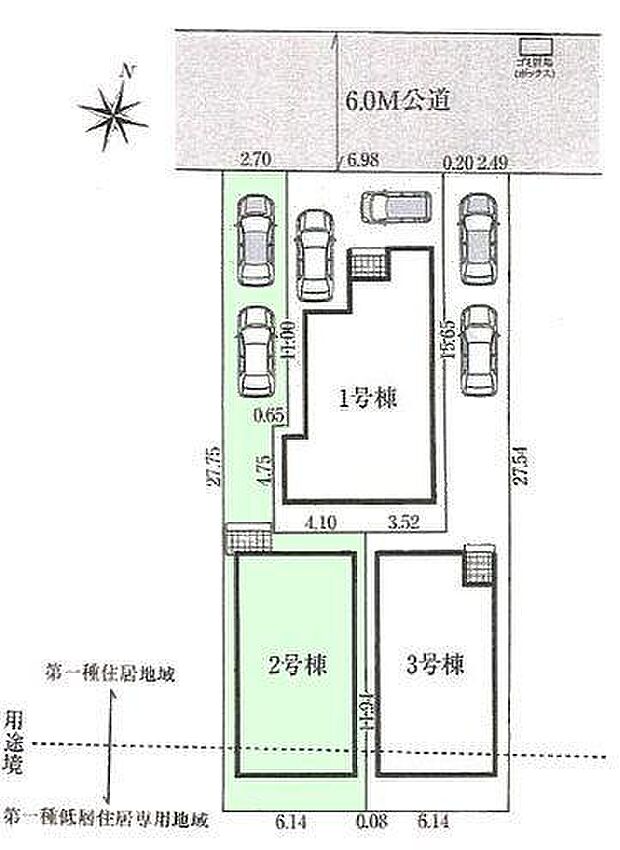 2号棟　カースペース2台可！