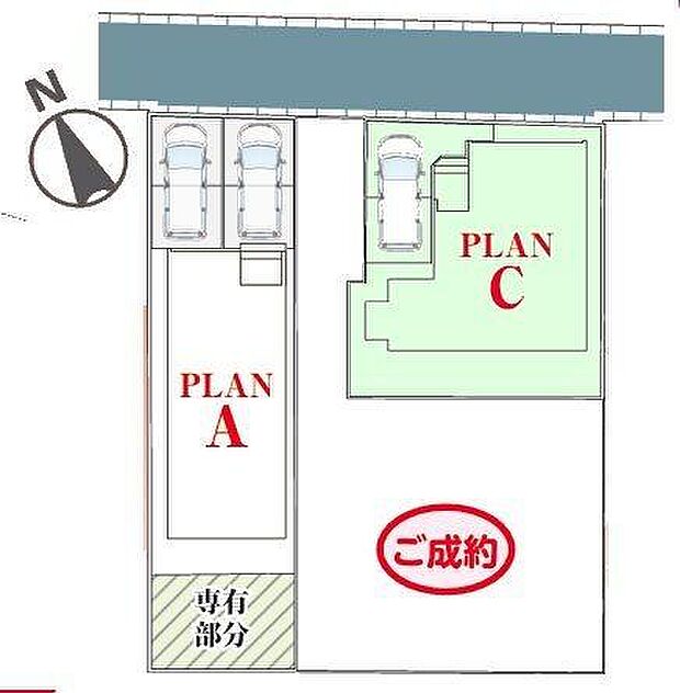 C号棟 カースペースあり