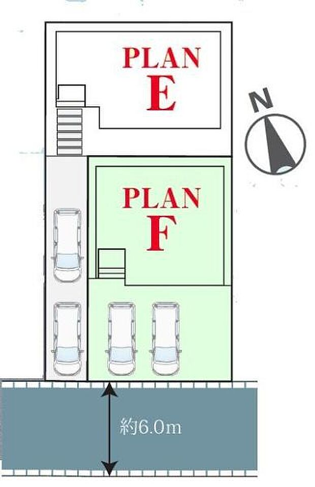F号棟　カースペース2台可！