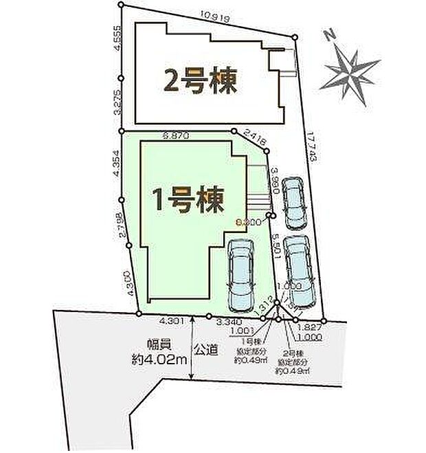 1号棟 カースペースあり