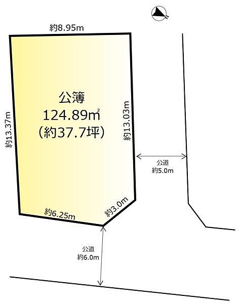 ＜区画図＞カースペース2台可