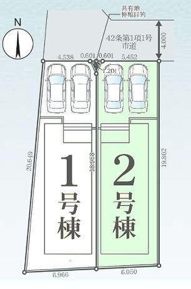 2号棟 カースペース2台可!