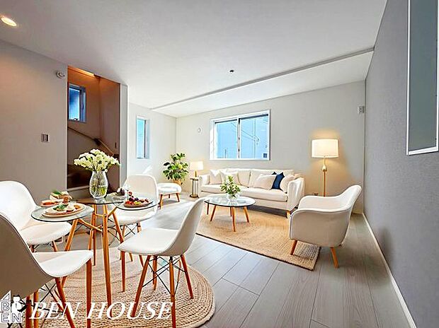 リビング・本画像はCGで作成しており、実際に現地に家具は置かれておりません。また、価格に家具は含まれておりません。