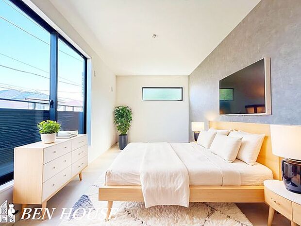 寝室・本画像はCGで作成しており、実際に現地に家具は置かれておりません。また、価格に家具は含まれておりません。