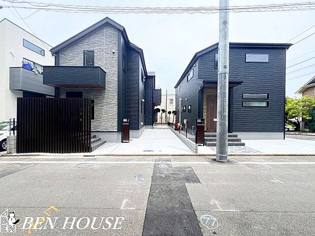 前面道路含む外観・周辺環境も気になるポイント。落ち着いた住環境でのびのびと過ごせます！