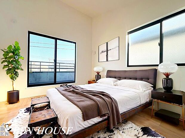 寝室・本画像はCGで作成しており、実際に現地に家具は置かれておりません。また、価格に家具は含まれておりません。