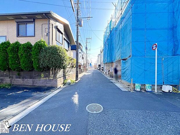 前面道路含む外観・周辺環境も気になるポイントです。落ち着いた住環境でのびのびと過ごせます!