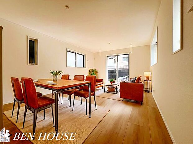 リビング・本画像はCGで作成しており、実際に現地に家具は置かれておりません。また、価格に家具は含まれておりません。