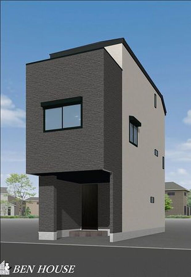 B号棟外観完成イメージ図です。