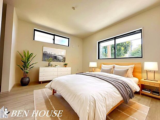 寝室・本画像はCGで作成しており、実際に現地に家具は置かれておりません。また、価格に家具は含まれておりません。