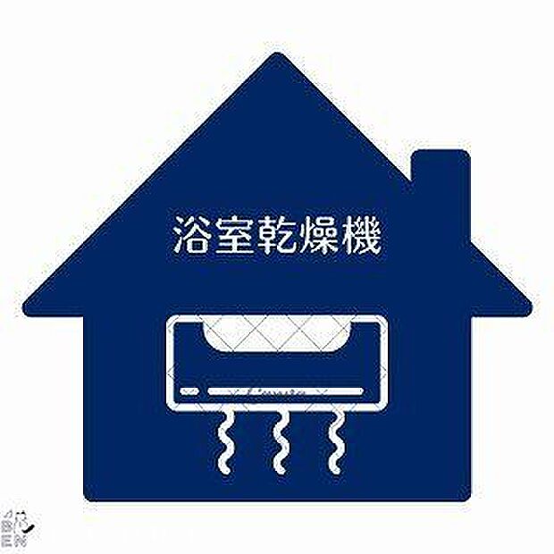 浴室換気乾燥暖房機・寒い日の入浴も快適、ヒートショックの予防にも役立ち、天気の悪い日や急ぎのお洗濯も安心です。