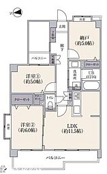 間取図画像 2SLDK
