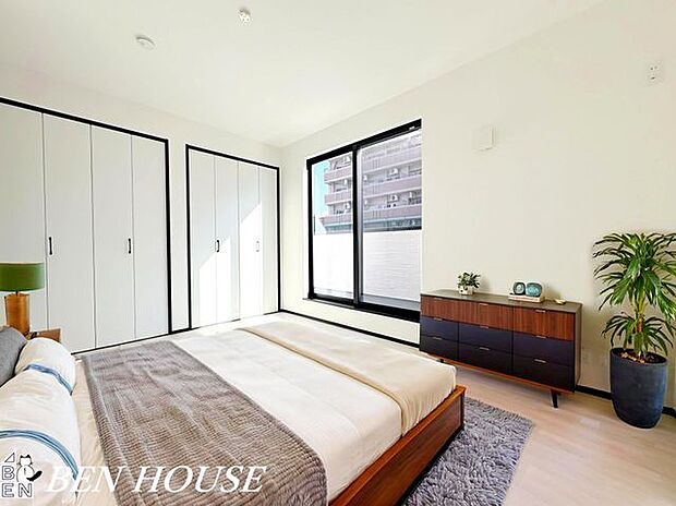 寝室・本画像はCGで作成しており、実際に現地に家具は置かれておりません。また、価格に家具は含まれておりません。