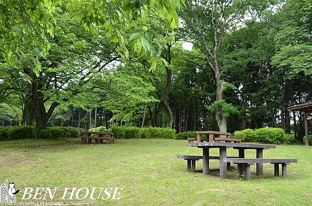 三保市民の森 徒歩22分。樹々に囲まれた気持ちのよい公園です。 1740m