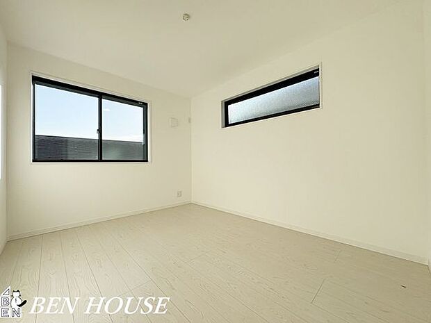 子供部屋・「勉強する時」「寝る時」「一人になりたい時」に嬉しいプライベート空間もしっかり確保できる大型間取りです。