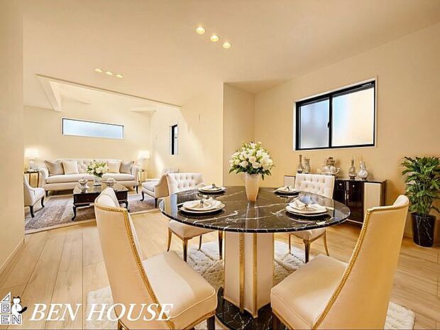 リビング・本画像はCGで作成しており、実際に現地に家具は置かれておりません。また、価格に家具は含まれておりません。