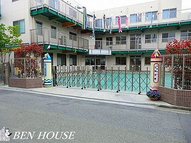 東三輪幼稚園 徒歩6分。通勤後にもお迎えに行きやすい距離の保育園です。 410m