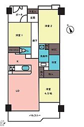 レーベンハイム東戸塚エス・プレイス 3LDKの間取図画像