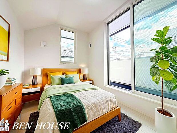 子供部屋・本画像はCGで作成しており、実際に現地に家具は置かれておりません。また、価格に家具は含まれておりません。