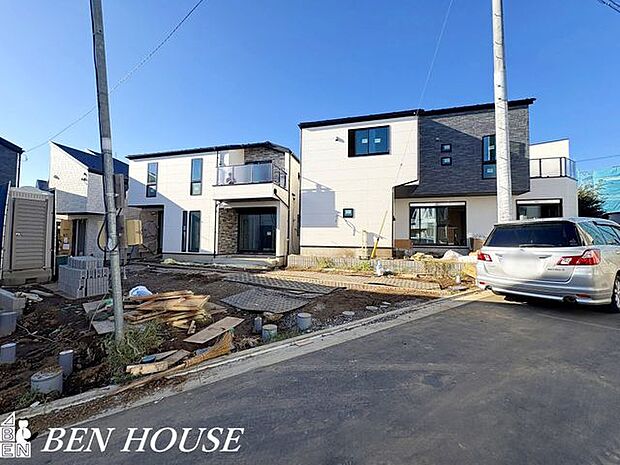 外観・毎日のお散歩も快適な緑に囲まれた住宅街。愛犬とのお散歩もお楽しみいただけます。