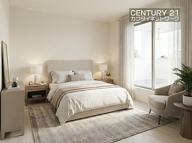 家族一人ひとりの大切なプライベート空間。※家具はイメージです。