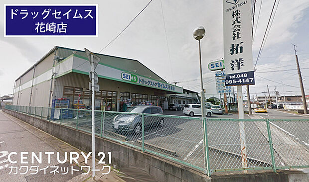 ドラッグセイムス花崎店まで1116m、ドラッグセイムス花崎店 徒歩14分