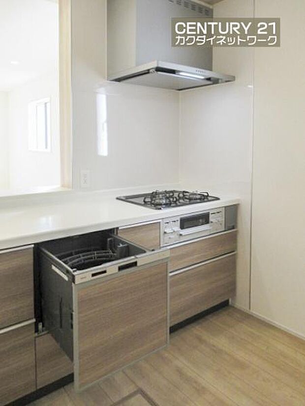 食洗器付き。食器洗いを時短できます。