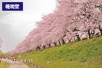 権現堂堤まで1522m、権現堂堤 徒歩20分