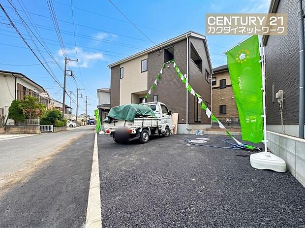 カースペース。スペースに余裕があるので乗り降りも楽ちんです。