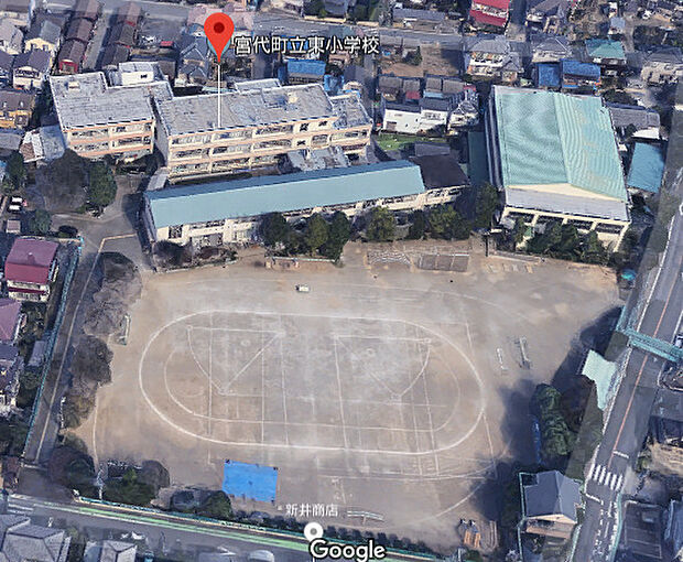宮代町立東小学校まで1400m、東小学校　徒歩18分