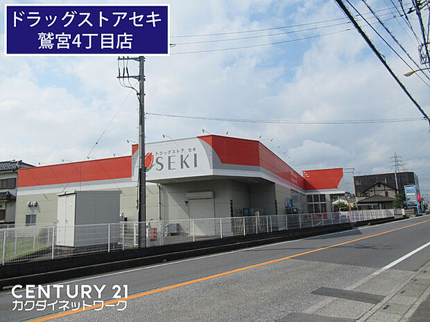 ドラッグストアセキ鷲宮店まで796m、ドラッグストアセキ鷲宮店　徒歩10分